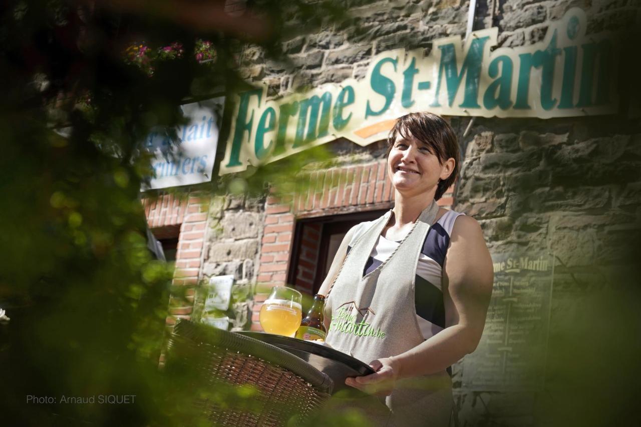 Ferme St Martin Bed & Breakfast Manhay Bagian luar foto