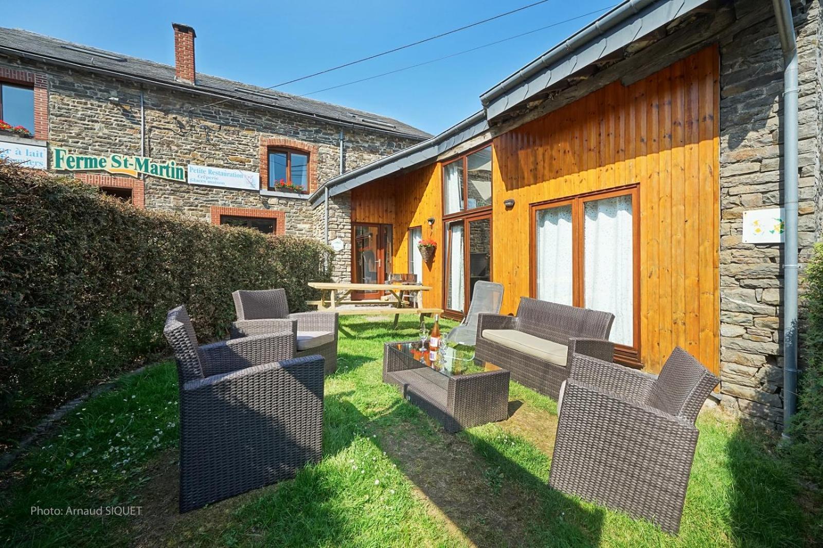 Ferme St Martin Bed & Breakfast Manhay Bagian luar foto